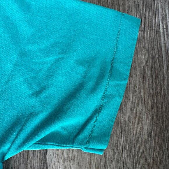 Vintage Johnny's Angels Baseball Teal T Shirt Large - Picture 4 of 6